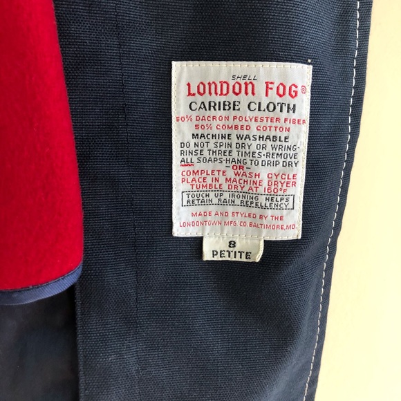 vintage 1960s London fog mod pea coat wool lining - Picture 13 of 13